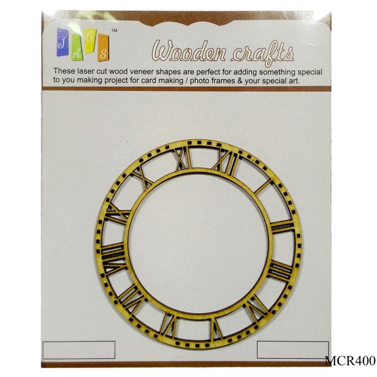 Gift To Love | Mdf Clock Roman | Size : 4 Inch | Code : MCR400
