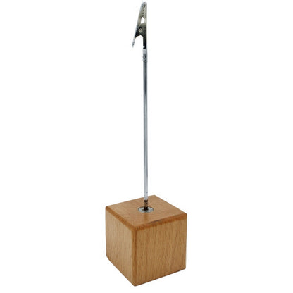 Gift To Love | Massage Clip Stand Wooden Base | Size : 2 X 2 Inch | Code : MCS000