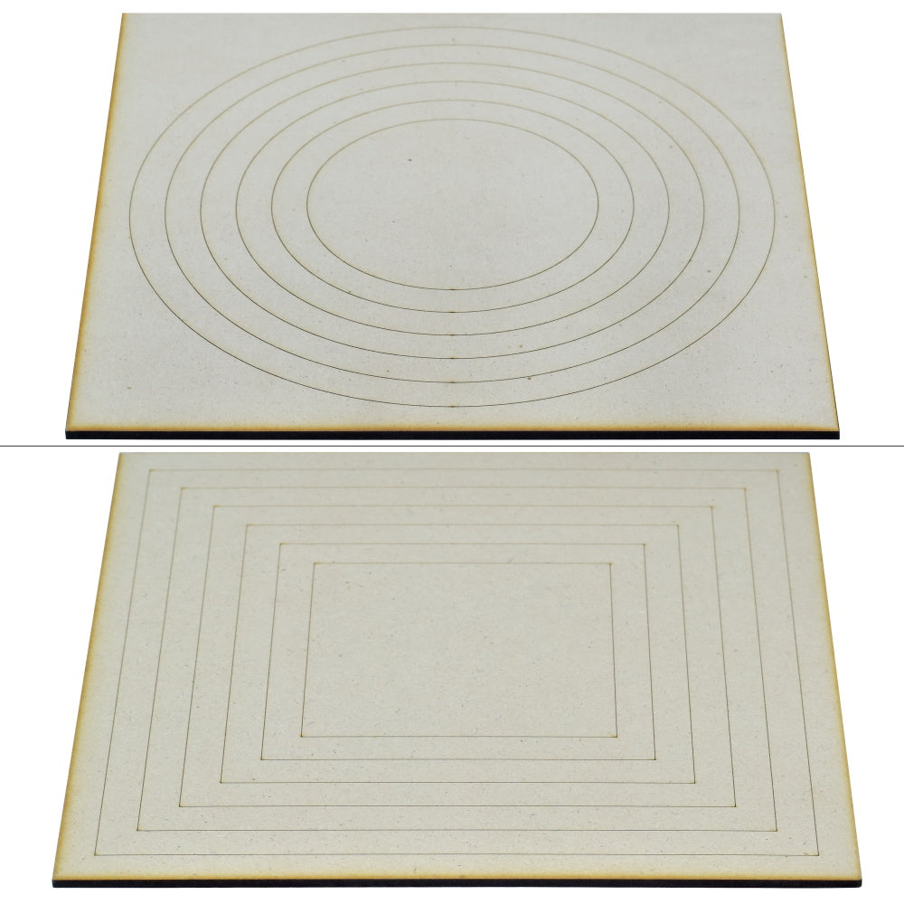 Gift To Love | Mdf Cutout Square | Size : 4 Mm X 10 Inch | Code : MCS400