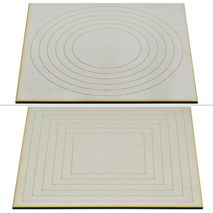 Gift To Love | Mdf Cutout Square | Size : 4 Mm X 10 Inch | Code : MCS400