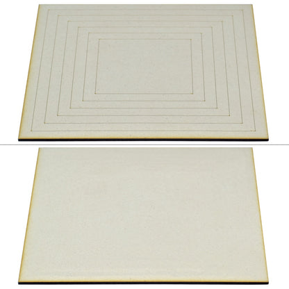 Gift To Love | Mdf Cutout Square | Size : 4 Mm X 10 Inch | Code : MCS401