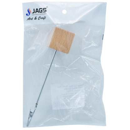 Gift To Love | Message Clip Stand Wooden Base | Size : 1.25 X 1.25 Inch | Code : MCSW00