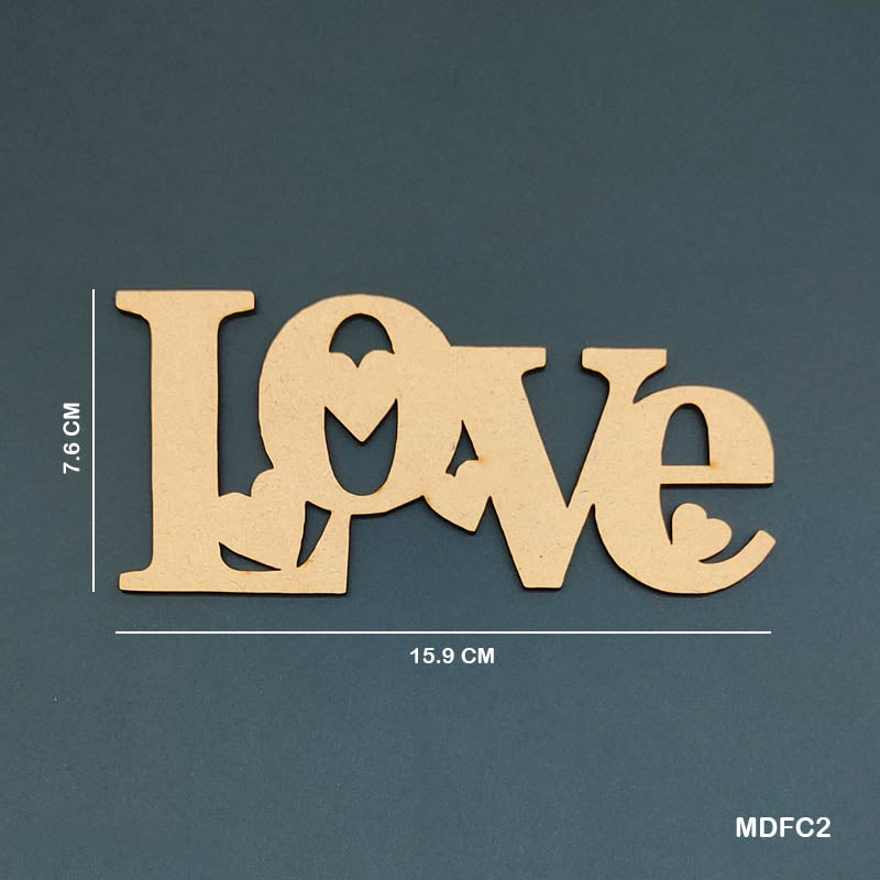 Gift To Love | Mdf Cutout | Code : MDFC2