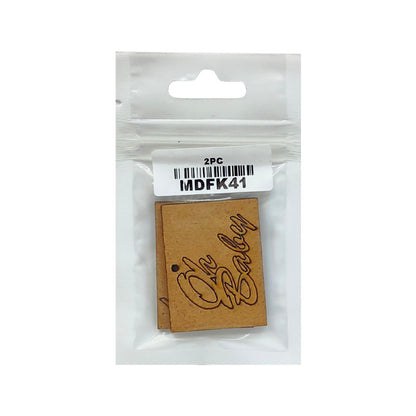 Gift To Love | Mdf Cutout | Size : 4 X 3.1 Cm | Pcs : 2 Pc | Code : MDFK41