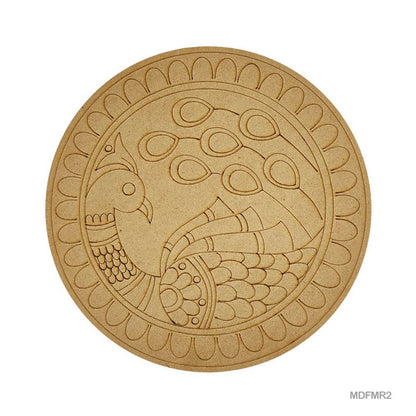 Gift To Love | Mdf Cutout Mandala Engrave | Size : 3 Mm X 10 Inch | Code : MDFMR2
