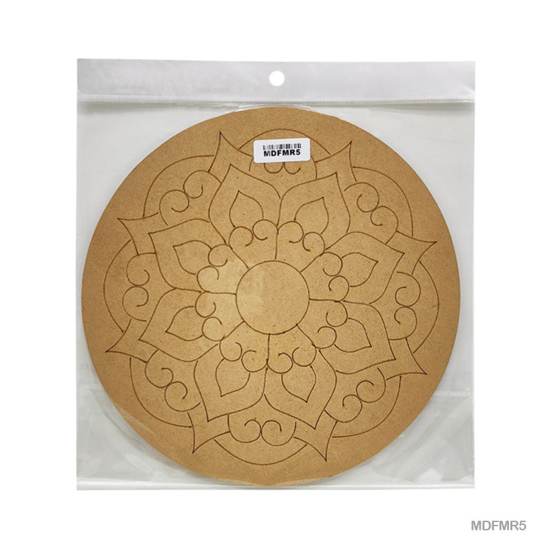 Gift To Love | Mandala Engrave Mdf Cutout | Size : 3 Mm X 10 Inch | Code : MDFMR5