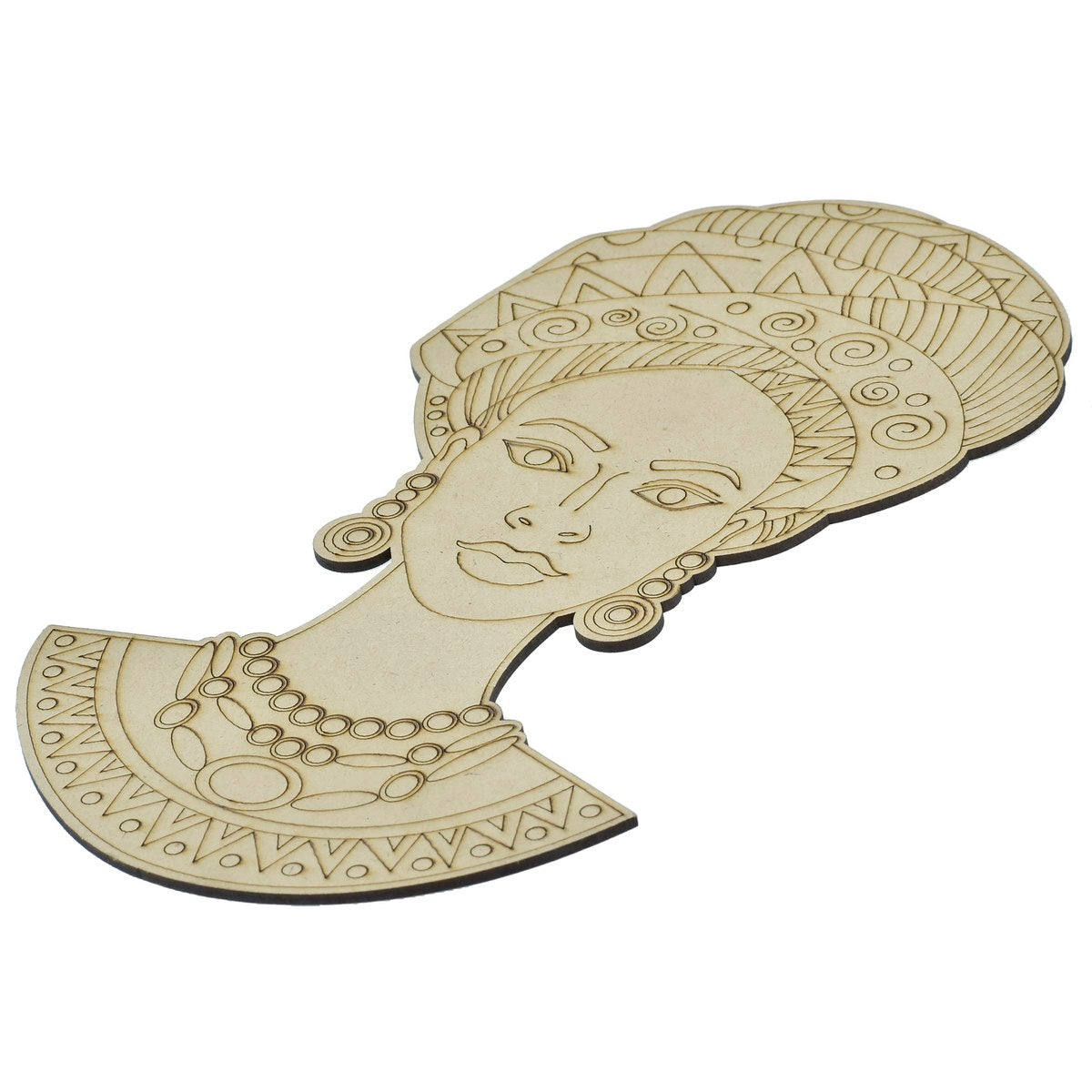 Gift To Love | Mdf Diy Painting Plate Kit Girl Design | Code : MDPD-04