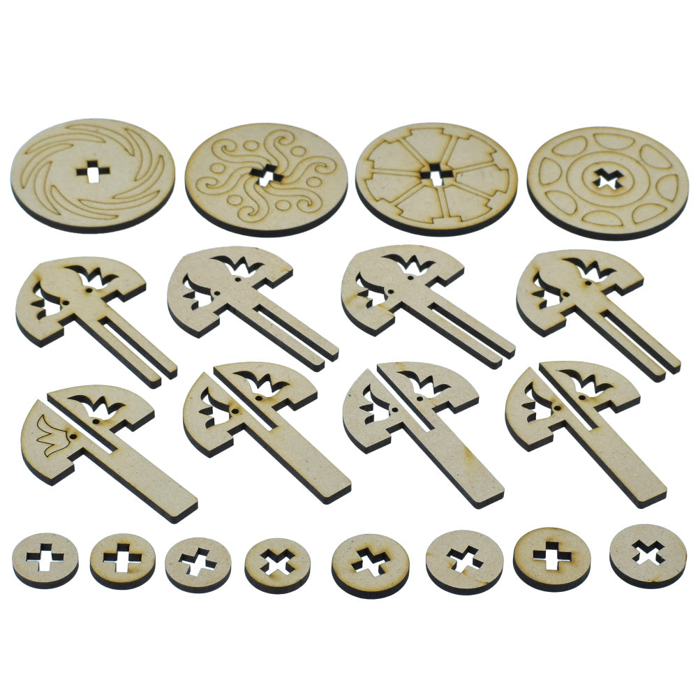 Gift To Love | Mdf Diy Puzzle Kit  Spinning | Pcs : Set Of 4 Pcs | Code : MDPK10