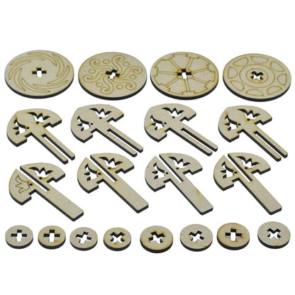 Gift To Love | Mdf Diy Puzzle Kit  Spinning | Pcs : Set Of 4 Pcs | Code : MDPK10