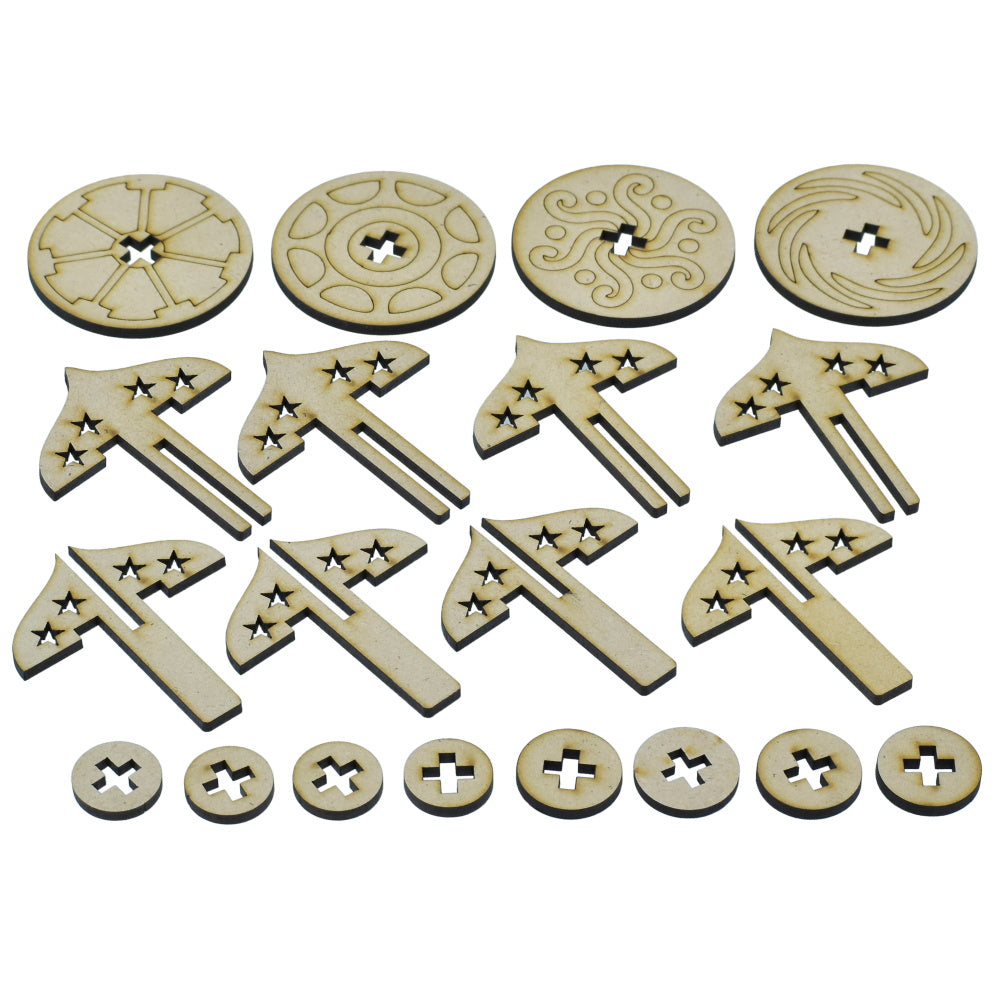 Gift To Love | Mdf Diy Puzzle Kit  Spinning | Pcs : Set Of 4 Pcs | Code : MDPK11