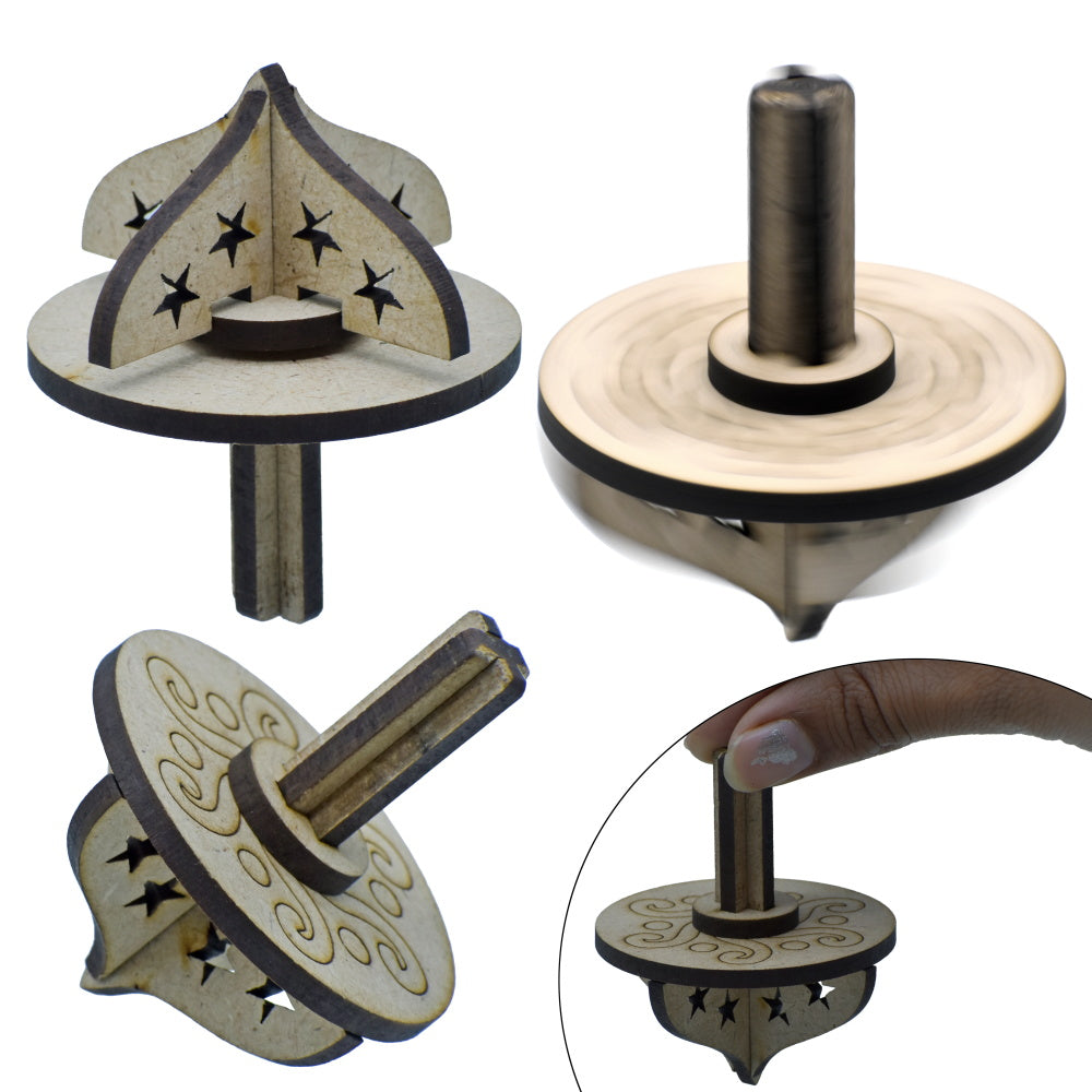 Gift To Love | Mdf Diy Puzzle Kit  Spinning | Pcs : Set Of 4 Pcs | Code : MDPK11