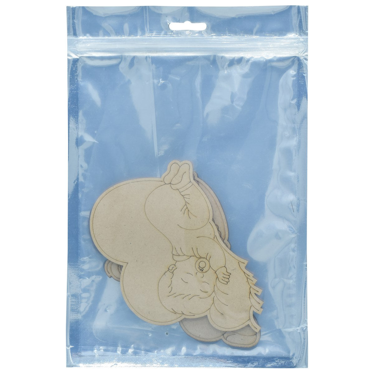 Gift To Love | Mdf Diy Painting Palette Kit Sleeping Girl & Boy | Code : MDPP-03