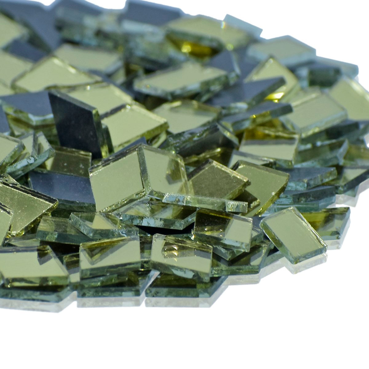 Gift To Love | Mirror For Lippan Art Rhombus Shape | Color : Gold | Size : Medium | Code : MFLA14