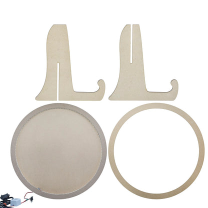 Gift To Love | Mdf Moon Making Light Round Base | Size : 12 Inches | Code : MFWL00