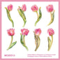 Gift To Love | Paper Card Flower Cutout | Pcs : 24 Pcs | Code : MG00513