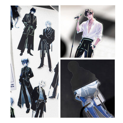 Gift To Love | Men Character Handbook Deco Sticker | Pcs : 10 Pc | Code : MG0150776