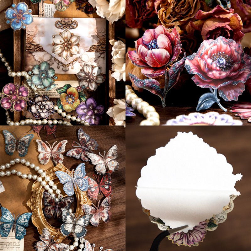 Gift To Love | Retro Handbook Decoration Sticker | Pcs : 20 Pcs | Code : MG0240963