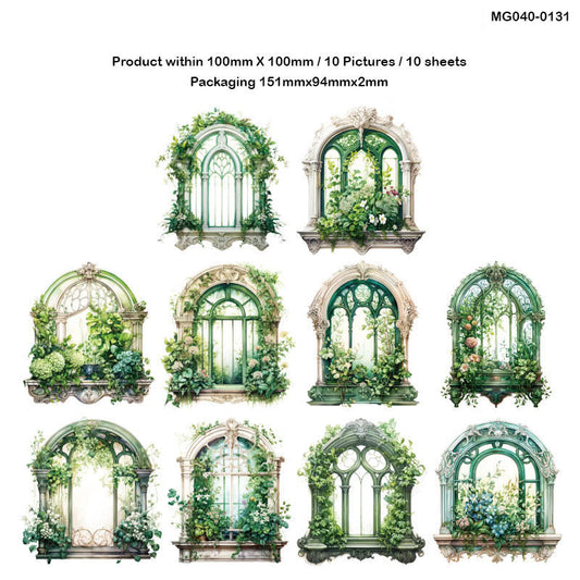 Gift To Love | Mysterious Window Deco Sticker | Pcs : 10 Pcs | Code : MG0400131