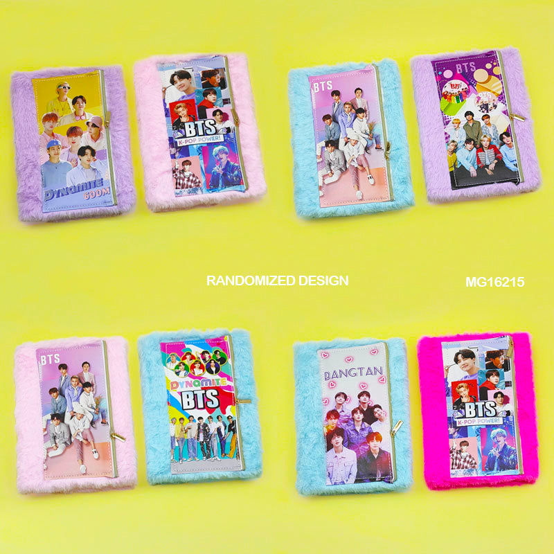 Mg16215 Soft Fur Diary A5 Bts