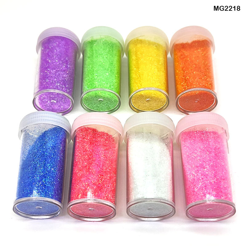Mg2218 Neon Glitter Powder 8 Color-Gift To Love-Art & Craft