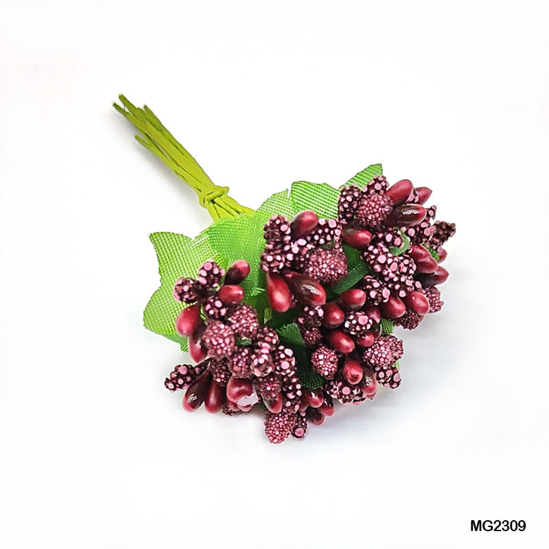 Gift To Love | Pollen 2 Tone Makay | Color : Maroon | Code : MG2309
