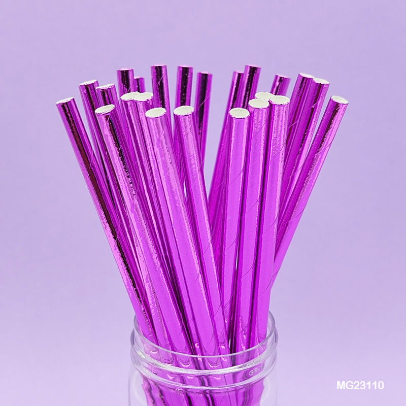 Gift To Love | Paper Straw Foiled | Pcs : 25 Pcs Set | Code : MG23110