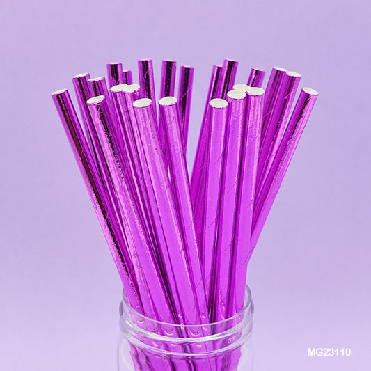 Gift To Love | Paper Straw Foiled | Pcs : 25 Pcs Set | Code : MG23110