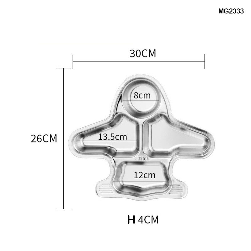 Gift To Love | Food Plate Plane | Size : 30 Cm X 26 Cm | Code : MG2333