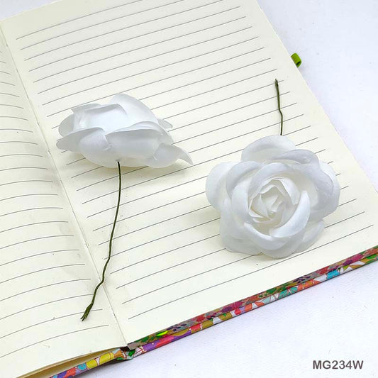 Gift To Love | Rose Flower | Color : White | Pcs : 30 Pcs | Code : MG234W