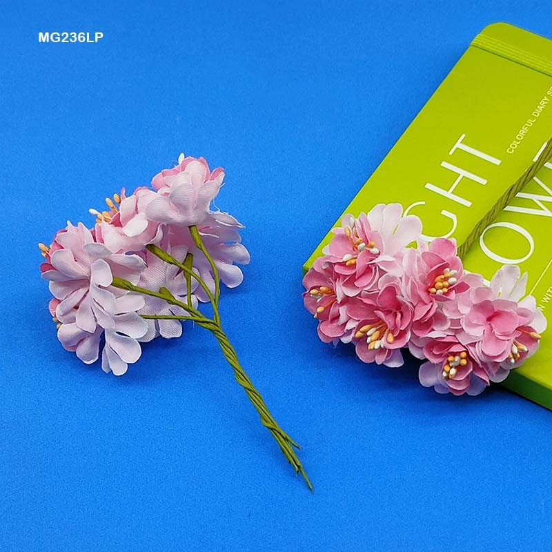 Gift To Love | Cloth Flower | Color : Light Pink | Pcs : 72 Pcs | Code : MG236LP