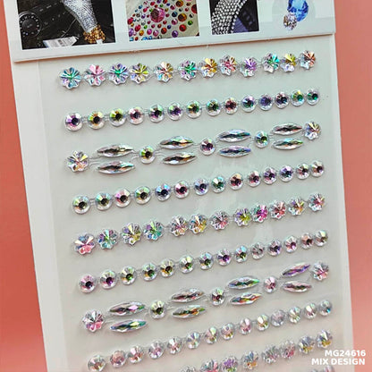 Gift To Love | Gem Stones Stay Crystal Equal Strip Sticker | Code : MG24616