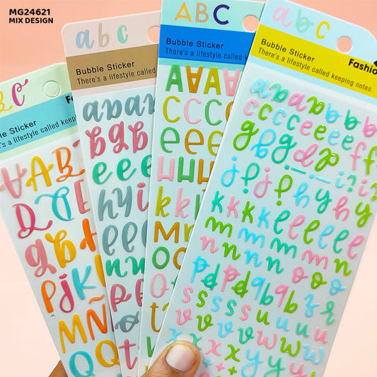 Gift To Love | Bubble Alphabet Sticker | Code : MG24621