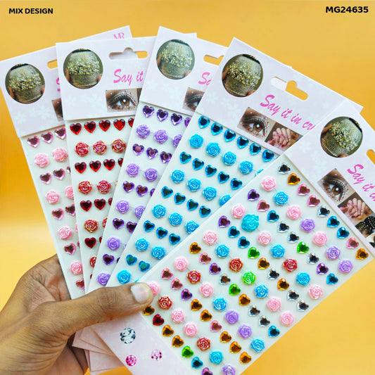 Gift To Love | Flower And Heart Sticker | Code : MG24635
