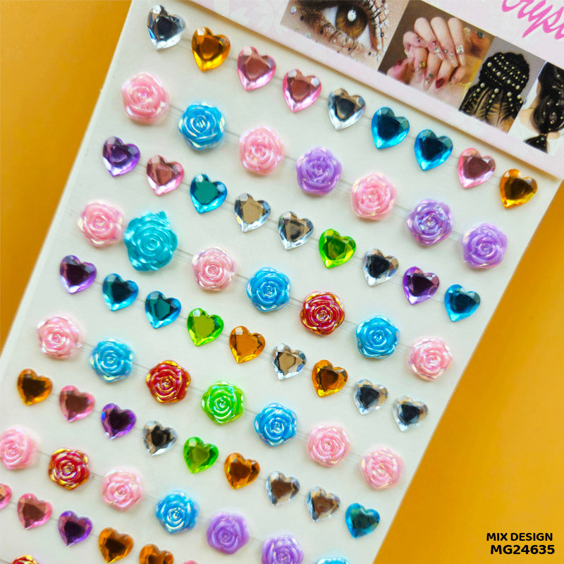 Gift To Love | Flower And Heart Sticker | Code : MG24635