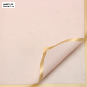 Gift To Love | Wrapping Paper Sheets | Color : Peach | Pcs : Pack Of 20 Sheets | Code : MG2520C