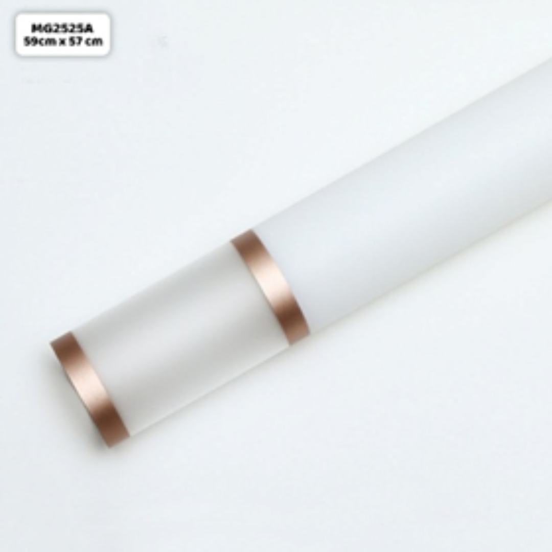 Gift To Love | Wrapping Paper Sheets | Color : Milky White | Pcs : Pack Of 20 Sheets | Code : MG2525A