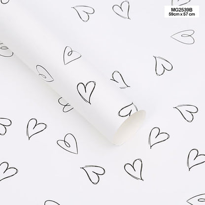 Gift To Love | Wrapping Paper Plastic | Pcs : 20 Sheets | Code : MG2539B