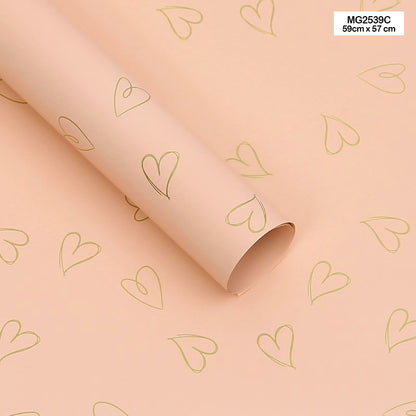 Gift To Love | Wrapping Paper Plastic | Pcs : 20 Sheets | Code : MG2539C