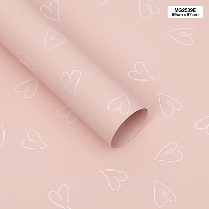 Gift To Love | Wrapping Paper Plastic | Pcs : 20 Sheets | Code : MG2539E