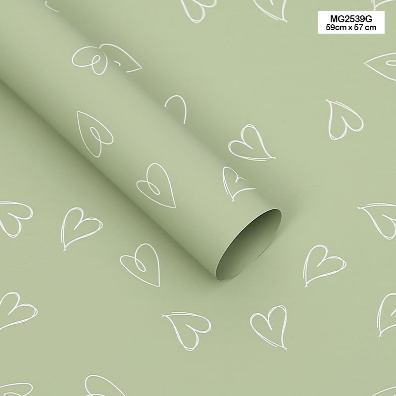 Wrapping Paper Plastic (20 Sheet) Mg2539G-Gift To Love-Art & Craft