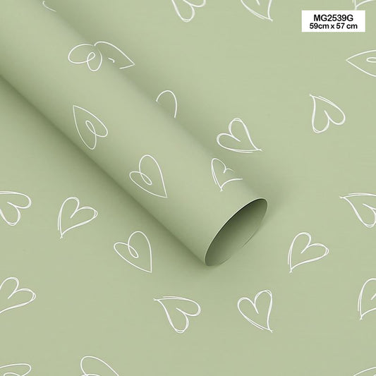 Gift To Love | Wrapping Paper Plastic | Pcs : 20 Sheets | Code : MG2539G
