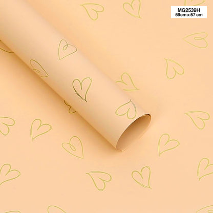 Gift To Love | Wrapping Paper Plastic | Pcs : 20 Sheets | Code : MG2539H