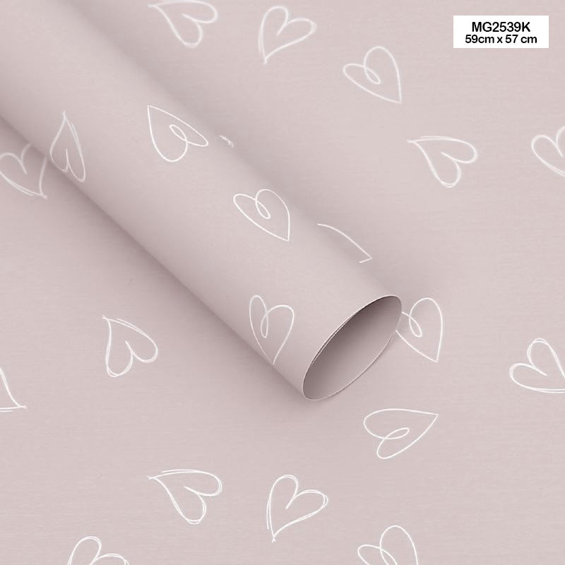 Gift To Love | Wrapping Paper Plastic | Pcs : 20 Sheets | Code : MG2539K