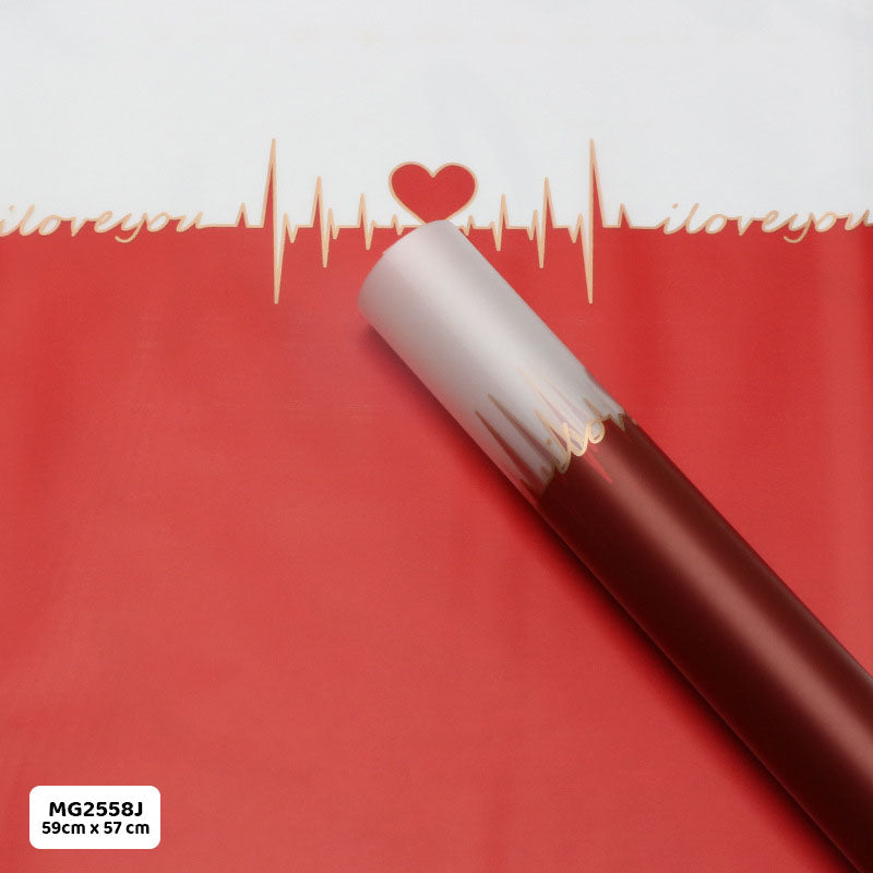 Gift To Love | Wrapping Paper Plastic | Pcs : 20 Sheets | Code : MG2558J