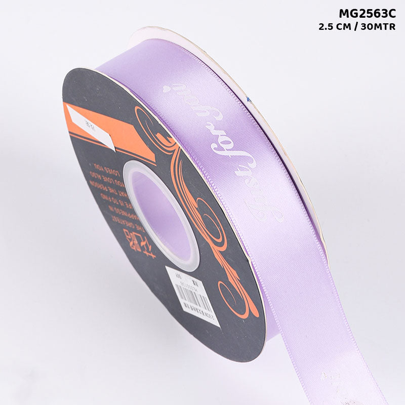 Gift To Love | Korea Ribbon Just For You | Size : 2.5 Cm X 30 Mtr | Code : MG2563C
