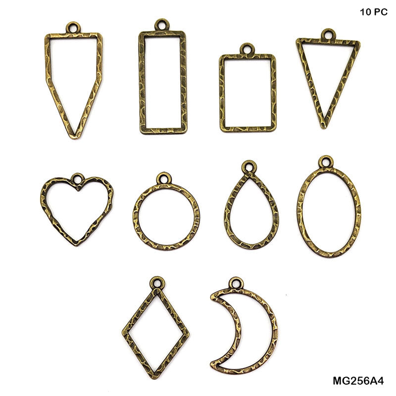 Mg256A4 Bezels Mix Shape 10Pc Coper-Gift To Love-Art & Craft