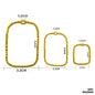 Gift To Love | Bezels | Color : Gold | Pcs : 15 Pc | Code : MG256S1