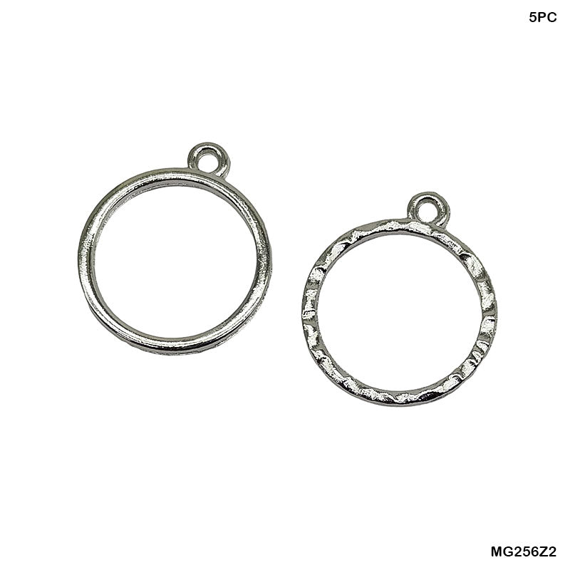 Gift To Love | Bezels | Color : Silver | Pcs : 5 Pcs | Code : MG256Z2