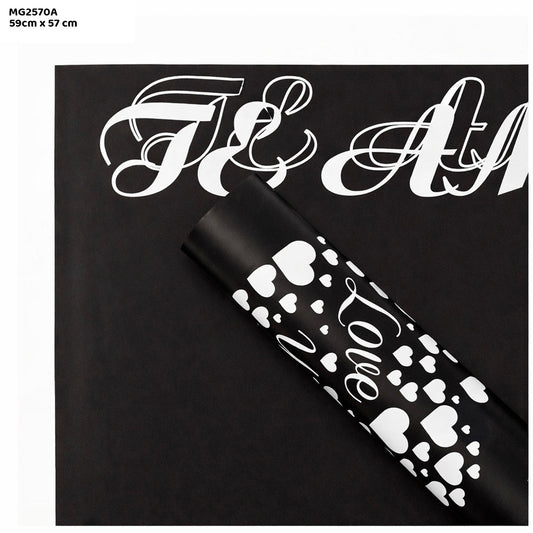 Gift To Love | WRAPPING PAPER PLASTIC (20 sheet) | Code : MG2570A