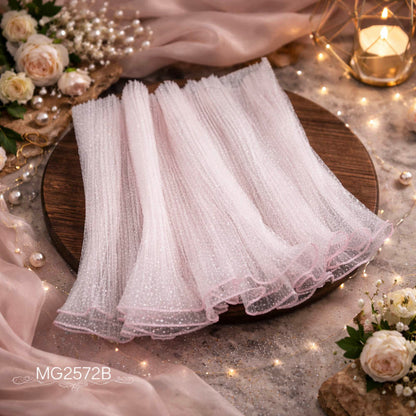 Gift To Love | Snow Wrapping Paper Net Wrinkled | Color : Light Pink | Code : MG2572B